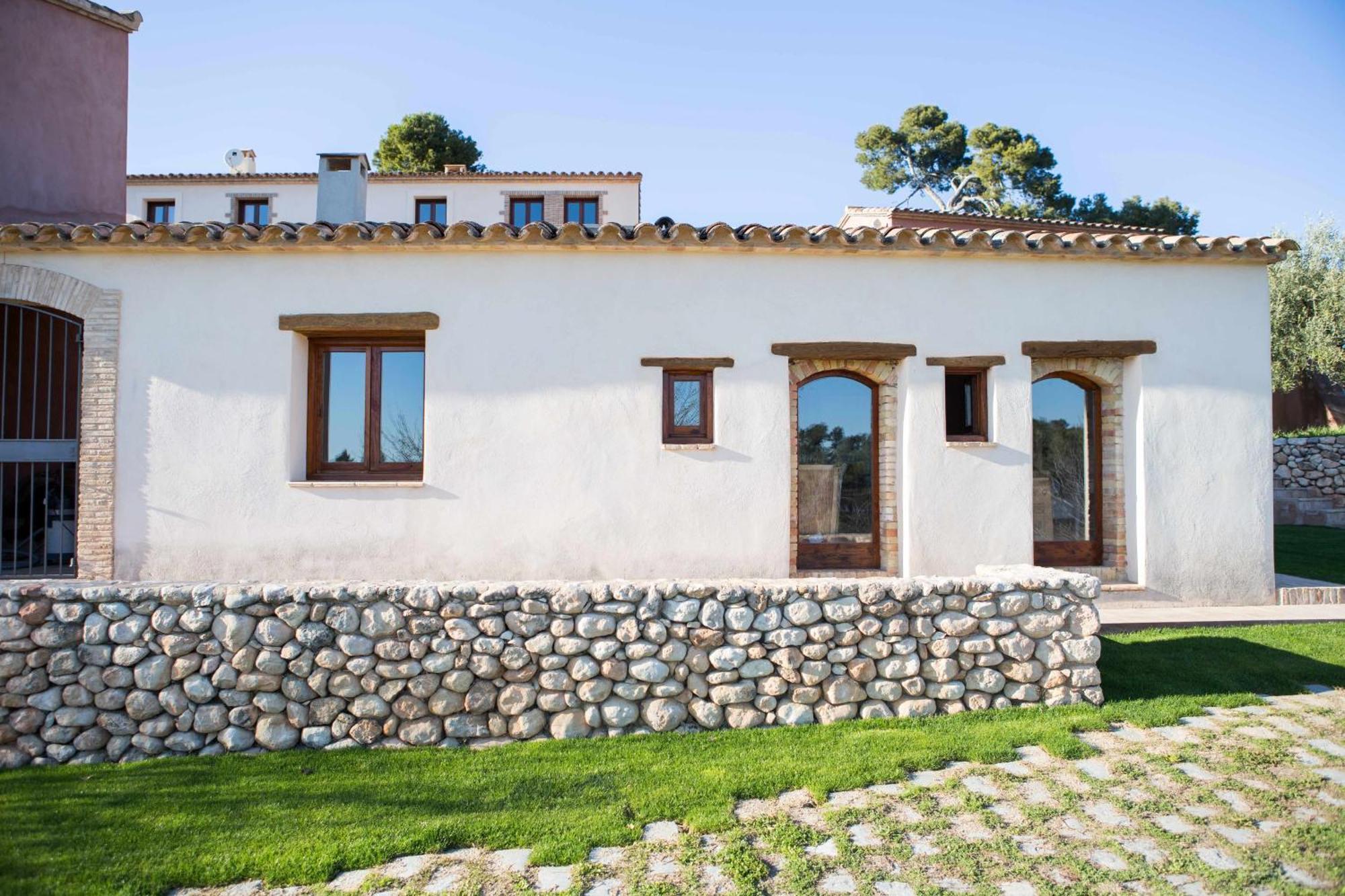 Masia Les Apieres El Pla de Manlleu Exterior foto